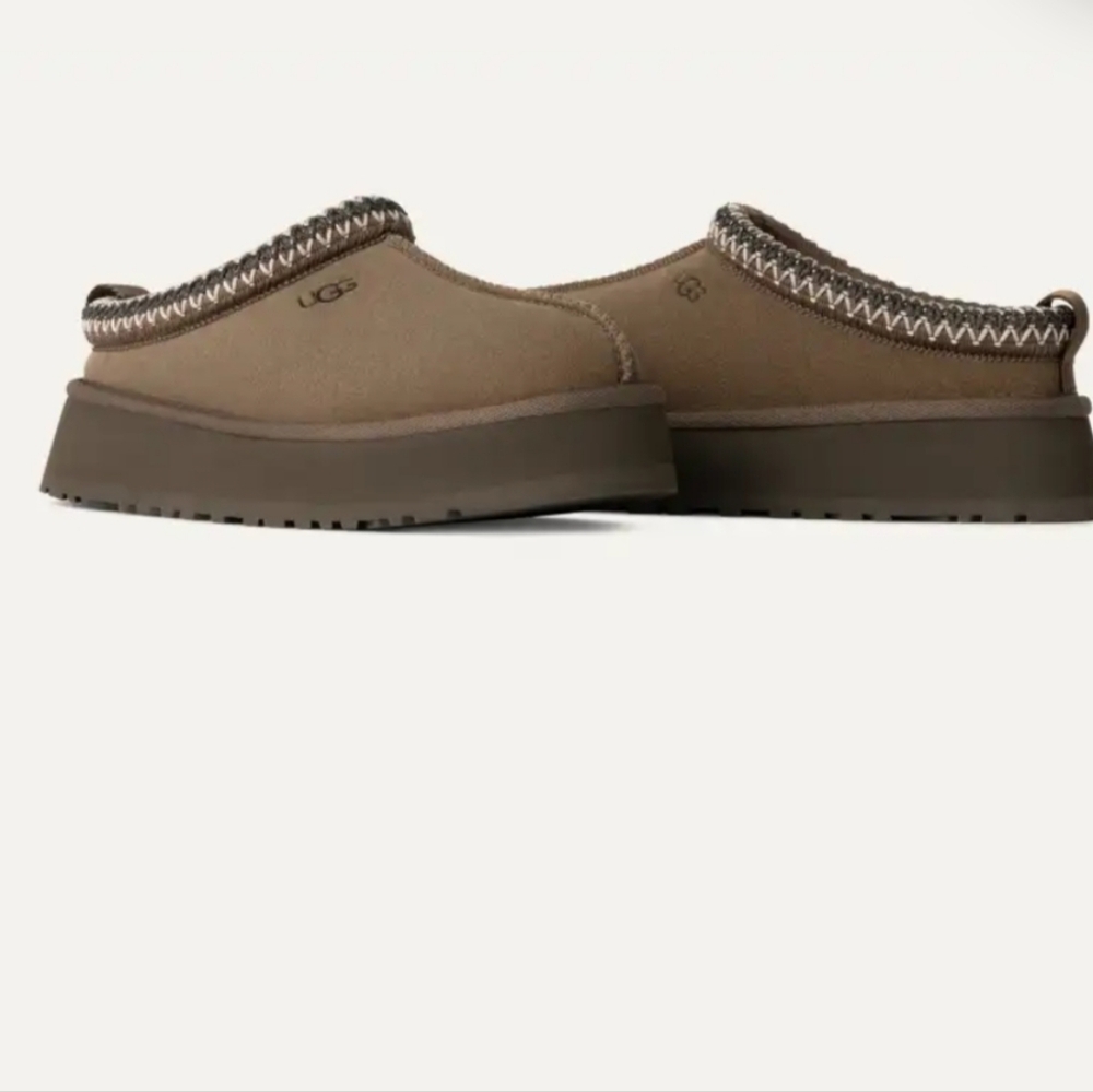 New! Women's Ugg Tazz Slipper Platform Hickory brown color - Picture 2 of 9